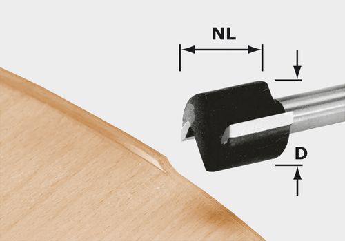 Frez do wyrównywania HW D 19/16 S8 OFK 700