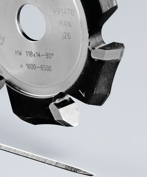 Frezy do wpustów w kształcie V HW 118x14-90°/Alu