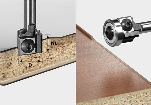 Frez z płytkami wymiennymi do wyrównywania S8 HW D19 12x12 KL OFK